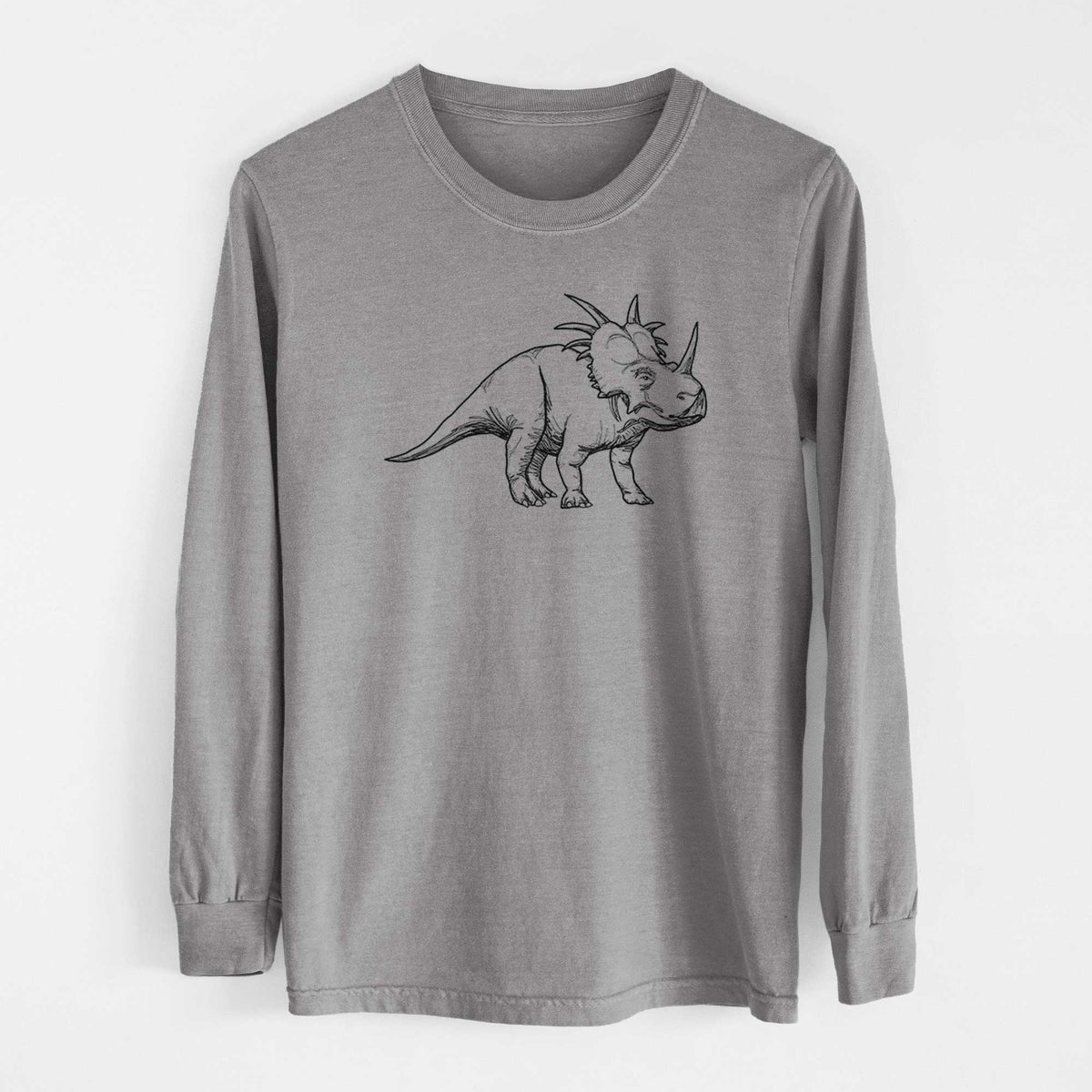 Styracosaurus Albertensis - Heavyweight 100% Cotton Long Sleeve