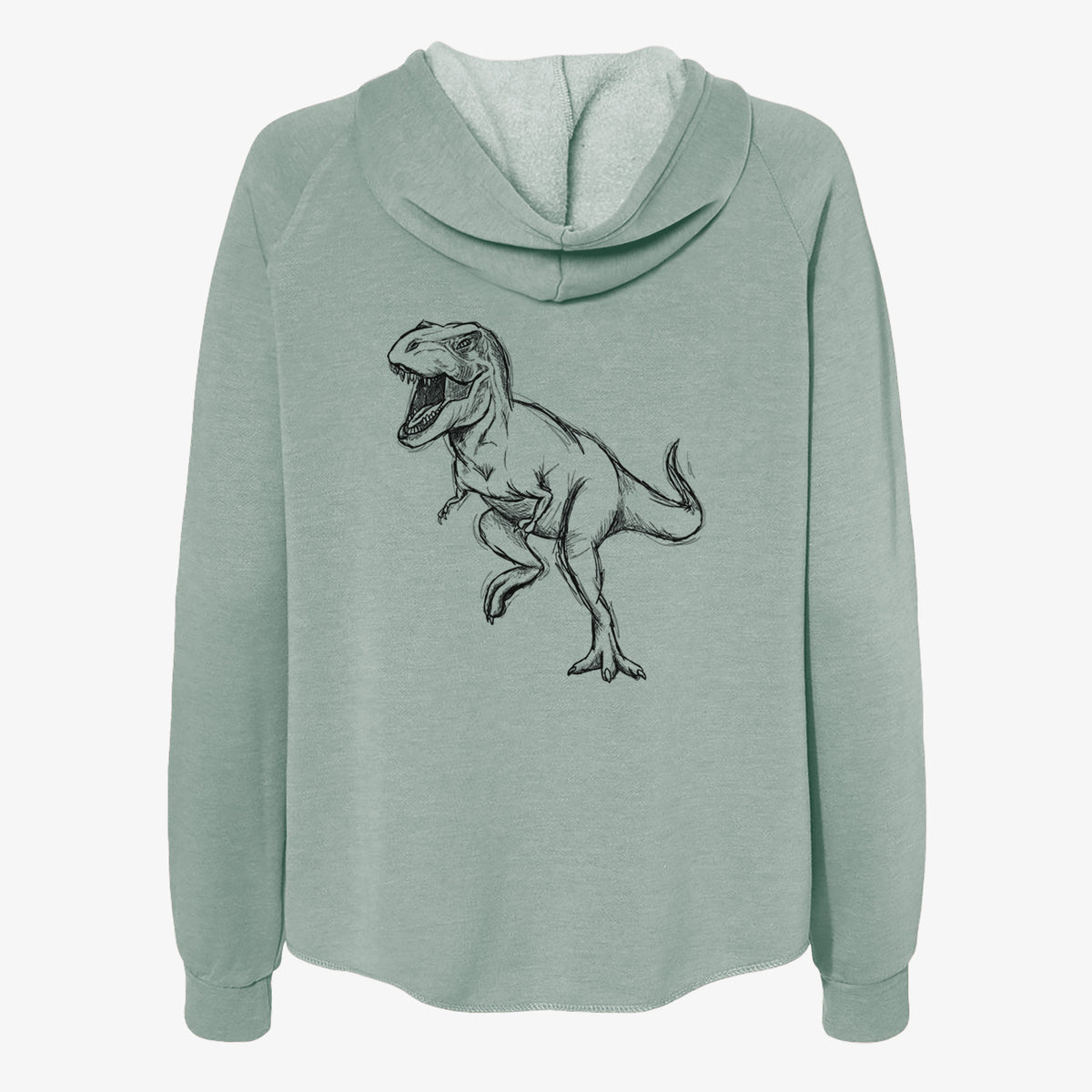 Tyrannosaurus Rex - Women&#39;s Cali Wave Zip-Up Sweatshirt
