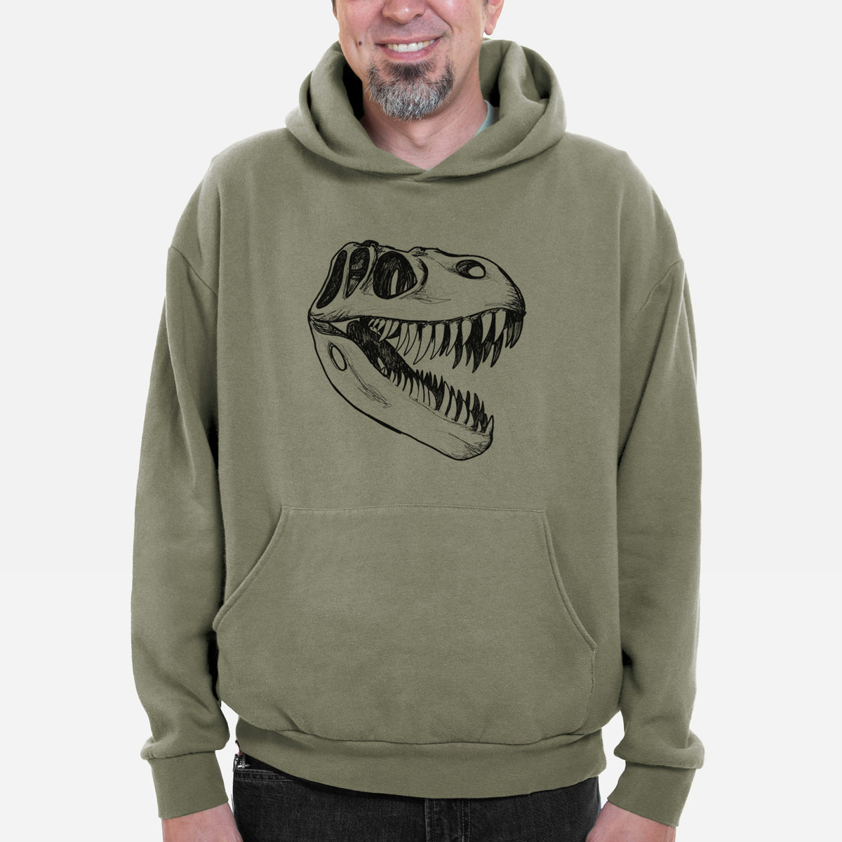 Tyrannosaurus Rex Skull  - Bodega Midweight Hoodie