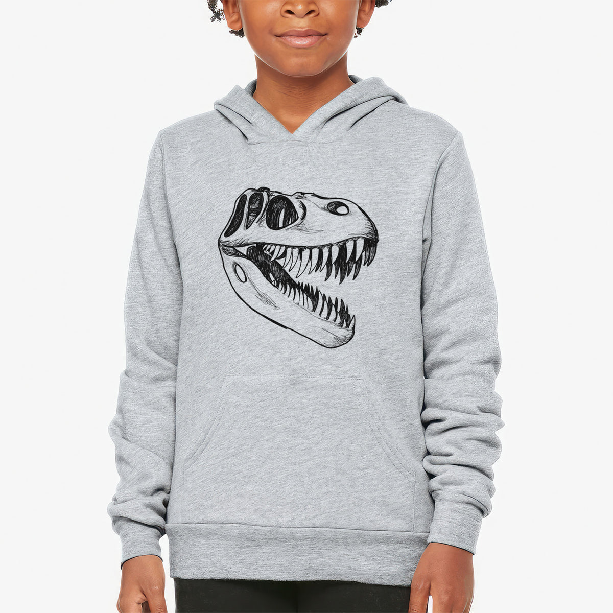 Tyrannosaurus Rex Skull - Youth Hoodie Sweatshirt