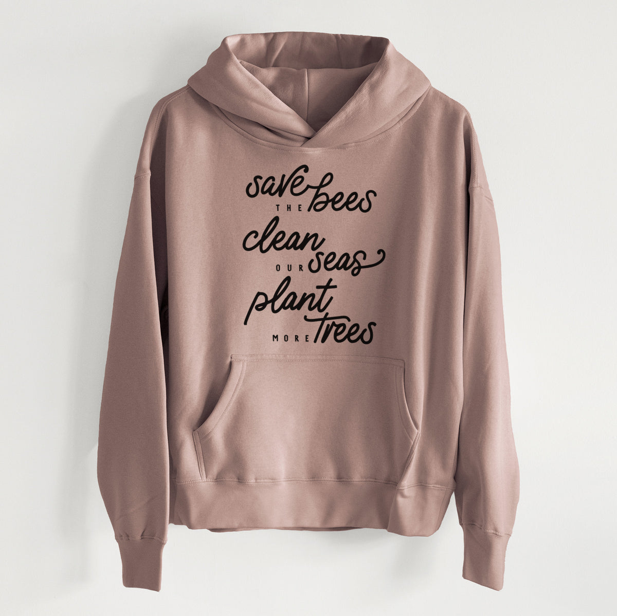 Bees Seas Trees - Typography - Women&#39;s Heavyweight Relaxed Hoodie