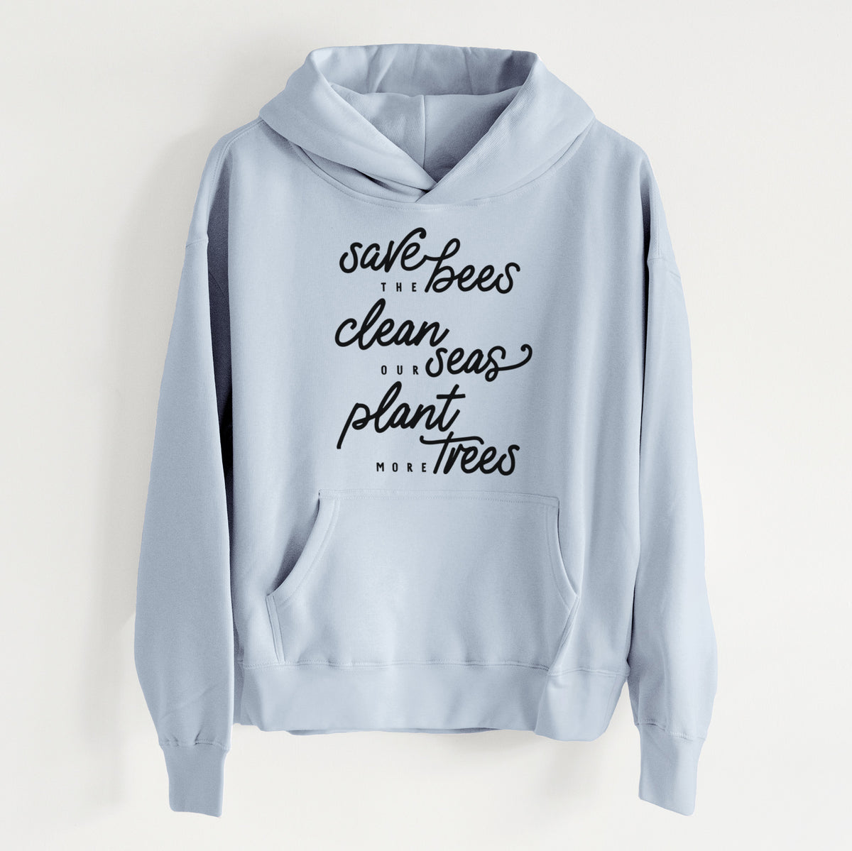 Bees Seas Trees - Typography - Women&#39;s Heavyweight Relaxed Hoodie