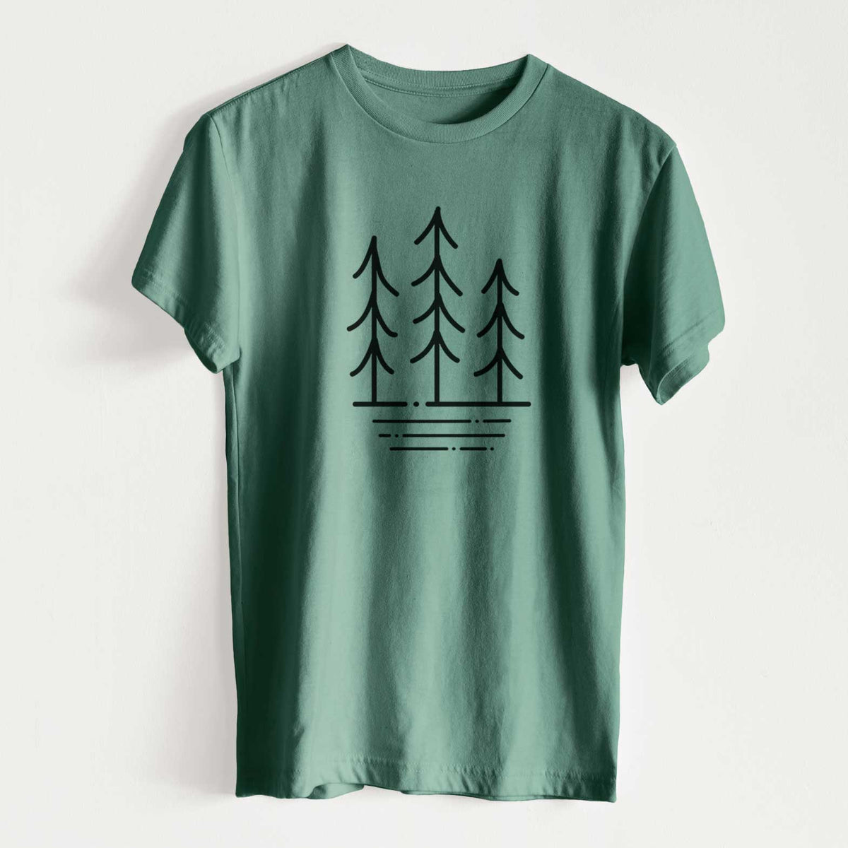 Three Trees - Unisex Recycled Eco Tee  - CLOSEOUT - FINAL SALE