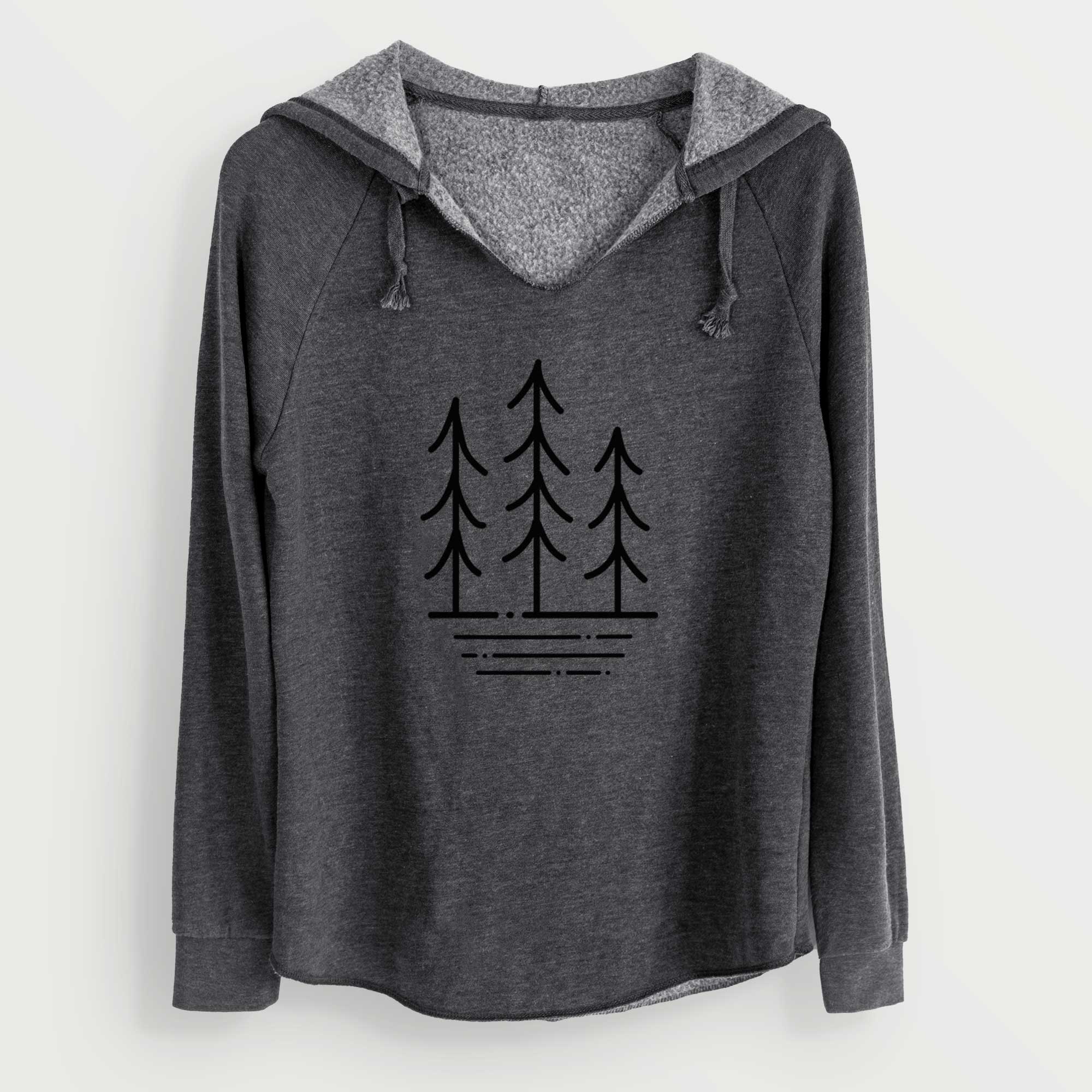 Three Trees - Cali Wave Hooded Sweatshirt - Because Tees