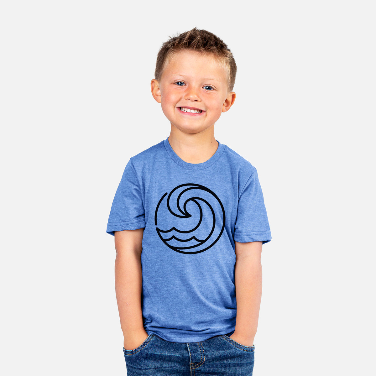 Tidal Wave Circle - Kids Shirt