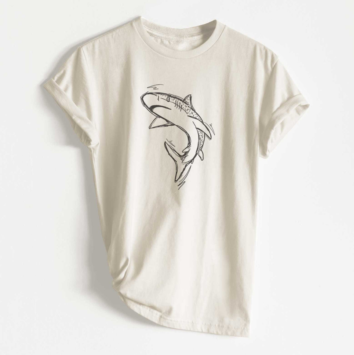 Tiger Shark - Unisex Recycled Eco Tee  - CLOSEOUT - FINAL SALE