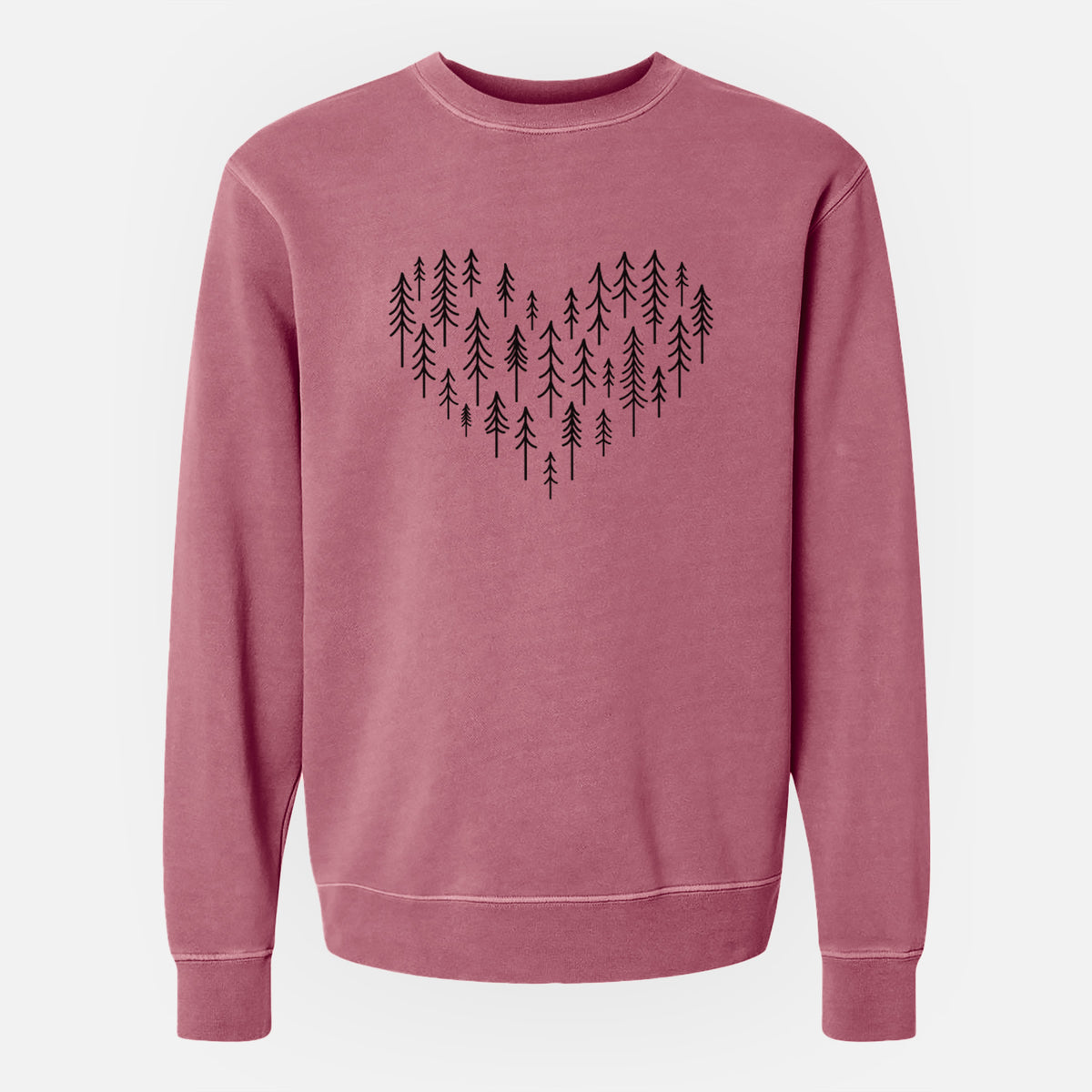Heart of Trees - Unisex Pigment Dyed Crew Sweatshirt