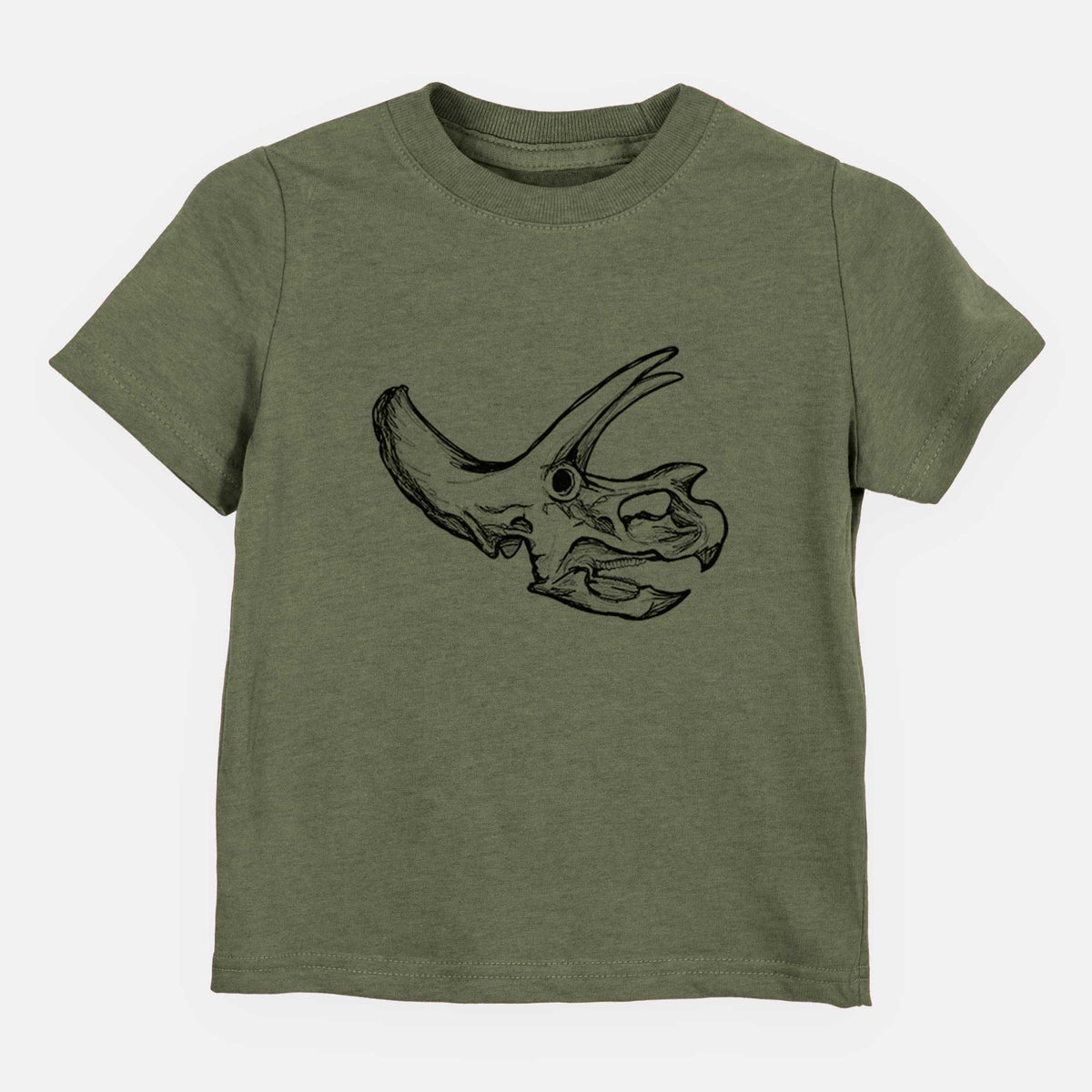 Triceratops Skull - Kids Shirt