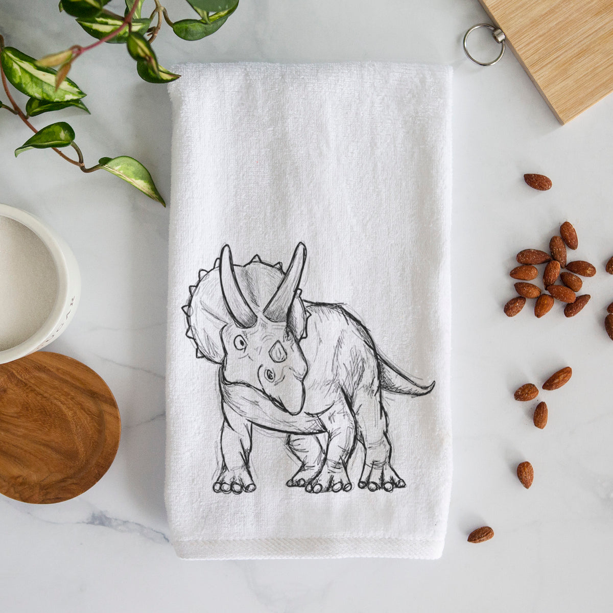 Triceratops Horridus Hand Towel