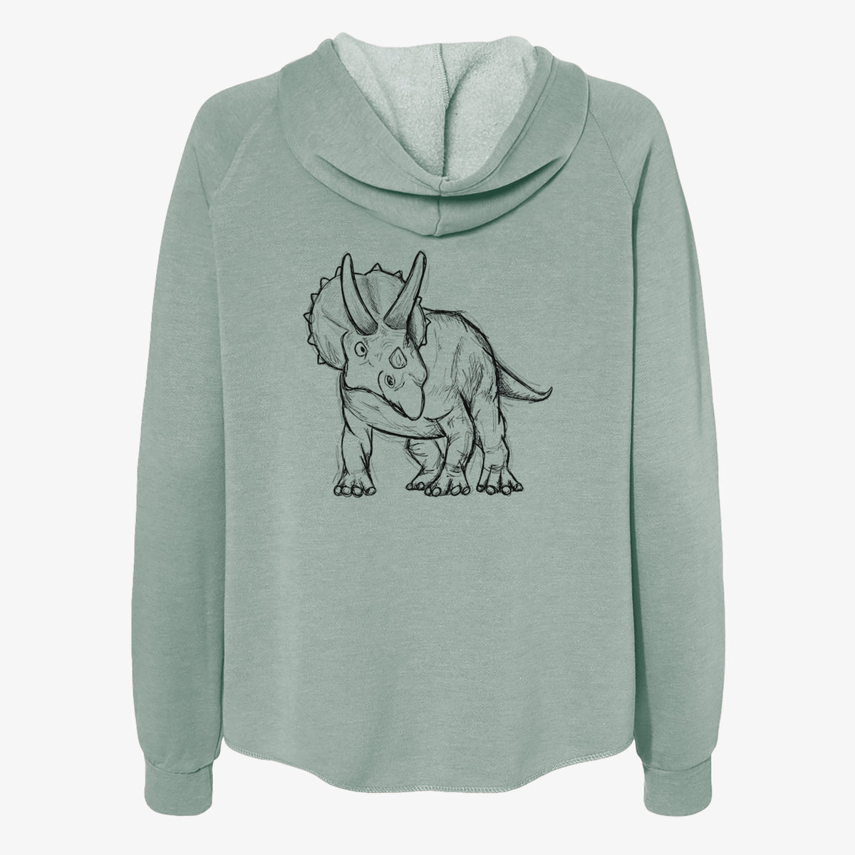Triceratops Horridus - Women&#39;s Cali Wave Zip-Up Sweatshirt