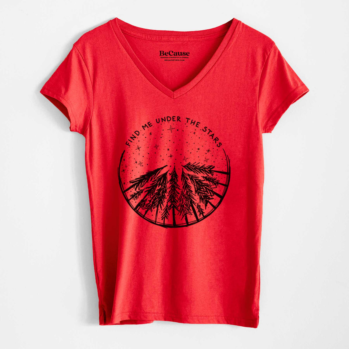 Find Me Under the Stars - Women&#39;s 100% Recycled V-neck