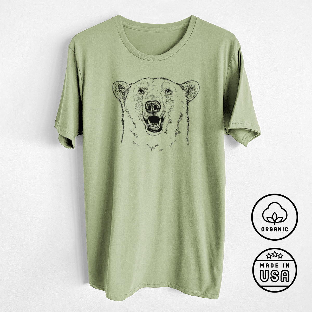 Ursus Maritimus - Polar Bear - Unisex Crewneck - Made in USA - 100% Organic Cotton