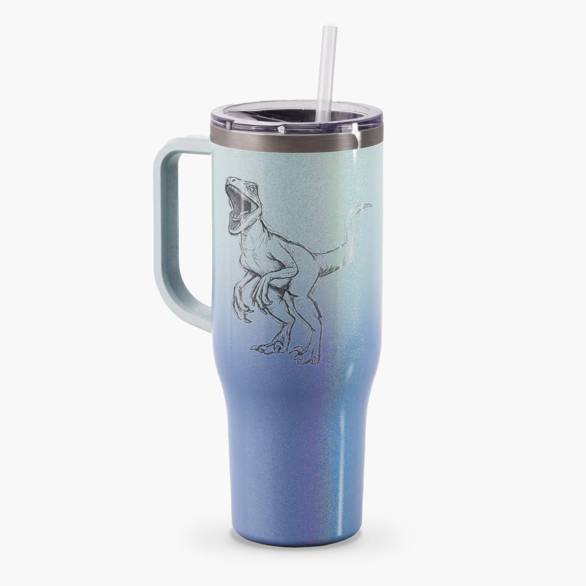 Velociraptor Mongoliensis - 40oz Tumbler with Handle