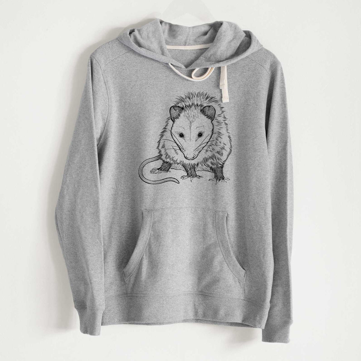 Virginia Opossum - Didelphis virginiana - Unisex Recycled Hoodie - CLOSEOUT - FINAL SALE