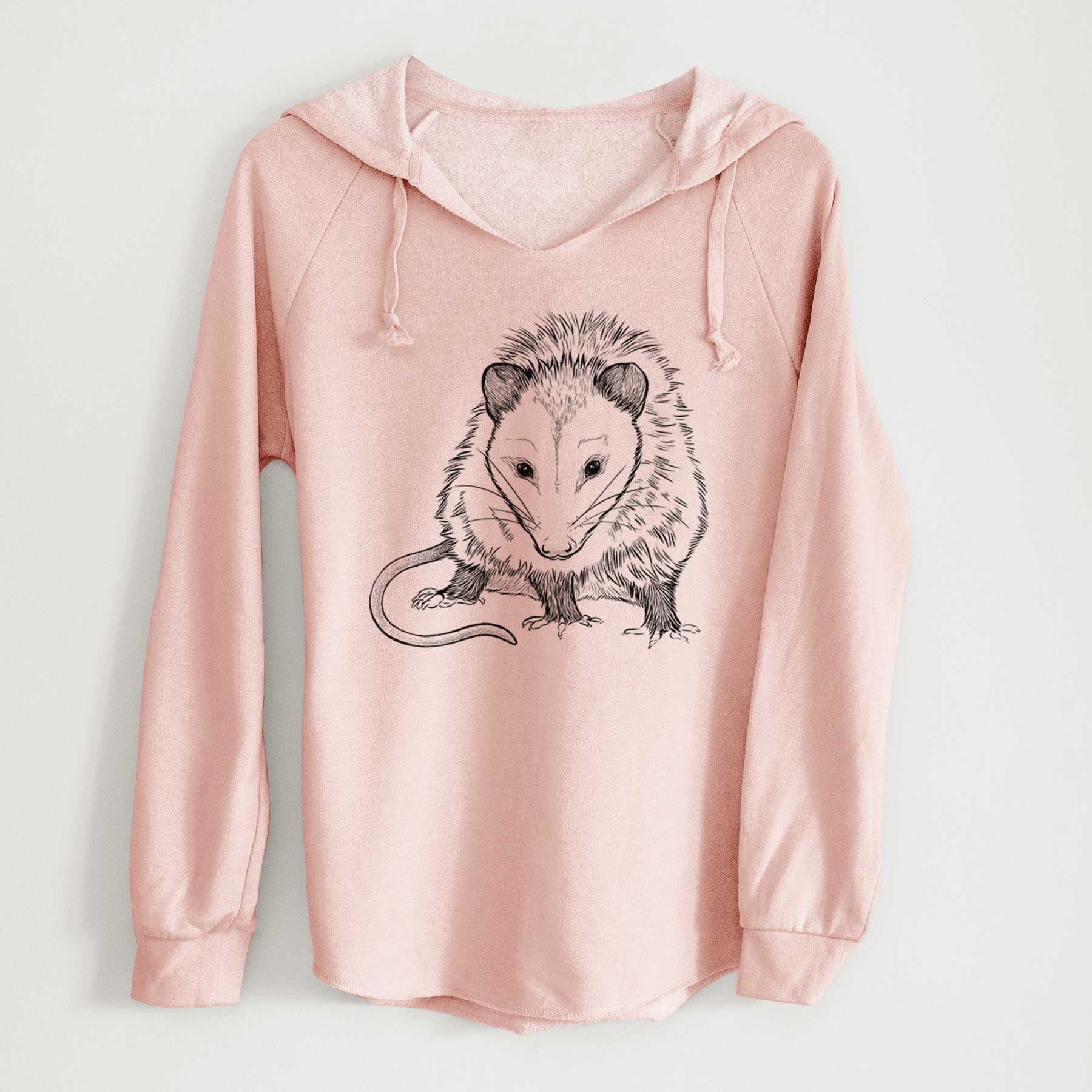 Virginia Opossum - Didelphis virginiana - Cali Wave Hooded Sweatshirt