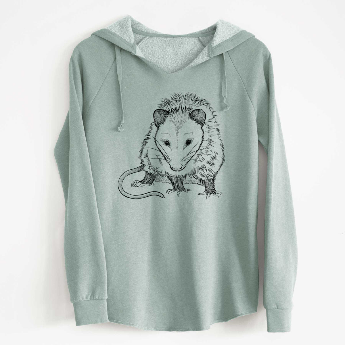 Virginia Opossum - Didelphis virginiana - Cali Wave Hooded Sweatshirt