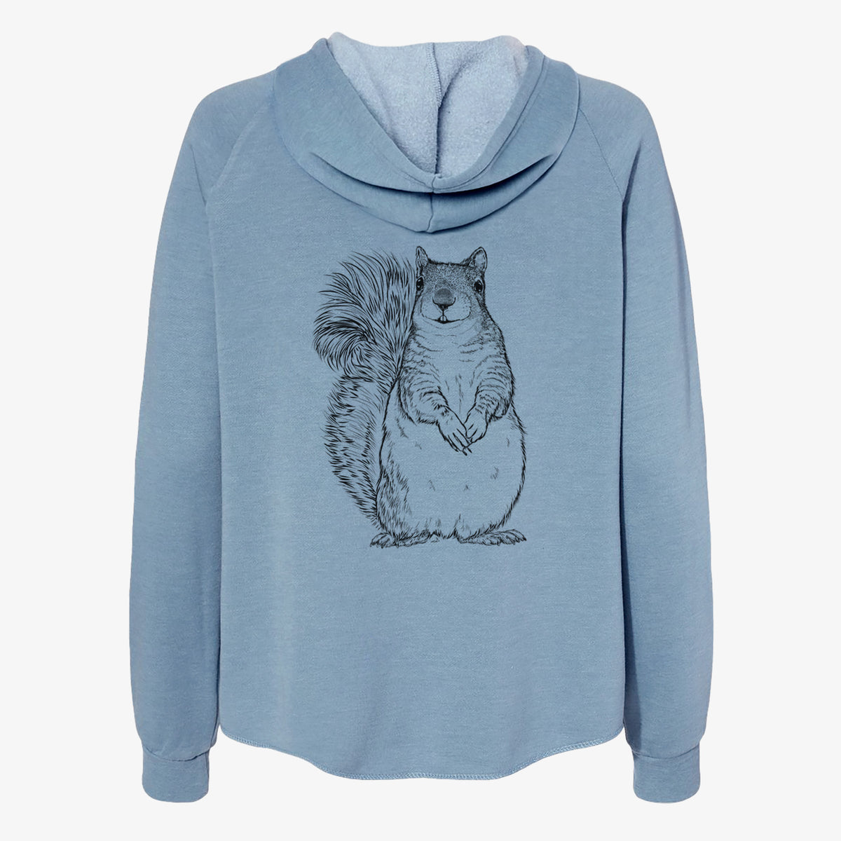 Western Grey Squirrel - Sciurus griseus - Women&#39;s Cali Wave Zip-Up Sweatshirt