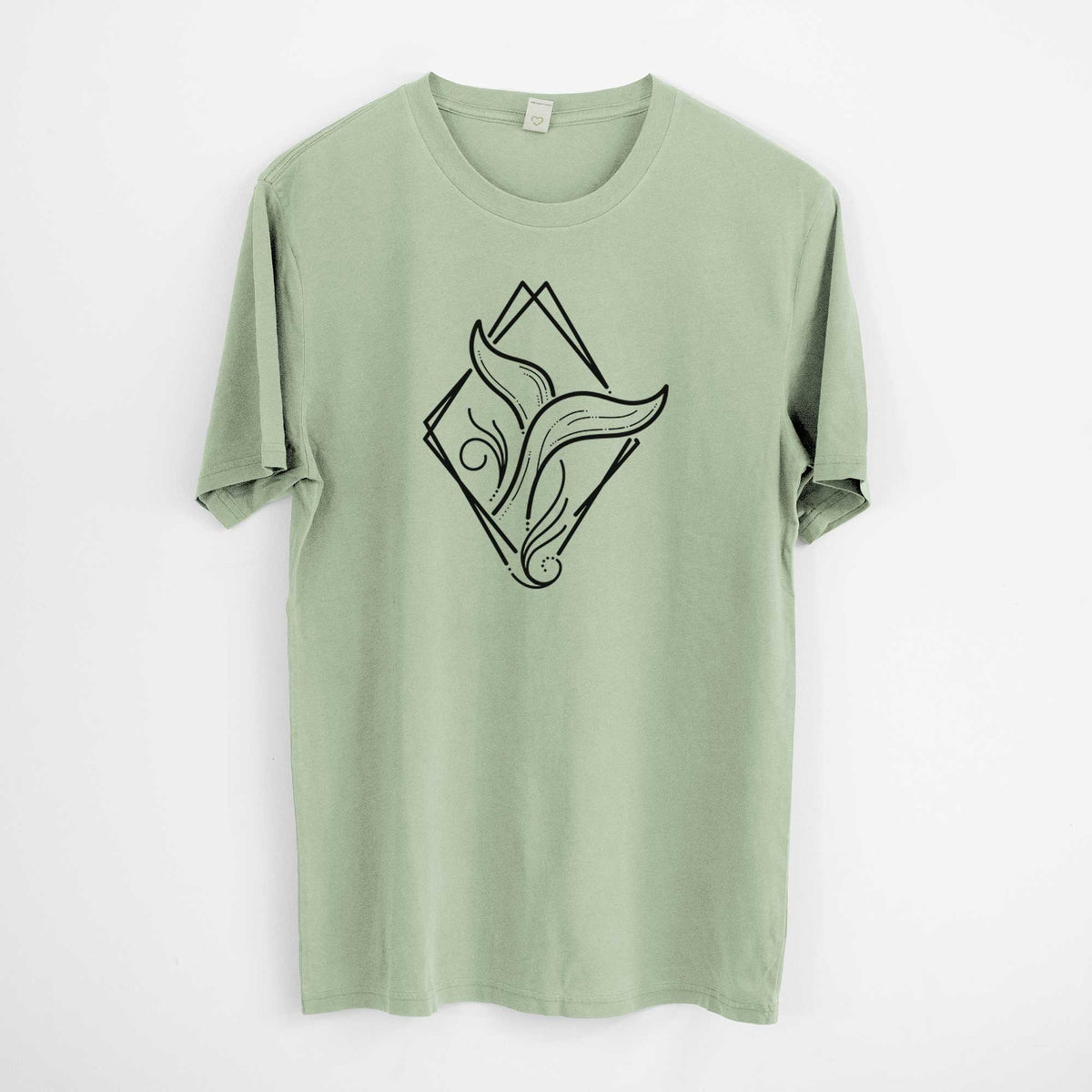 Whale Diamond -  Mineral Wash 100% Organic Cotton Short Sleeve