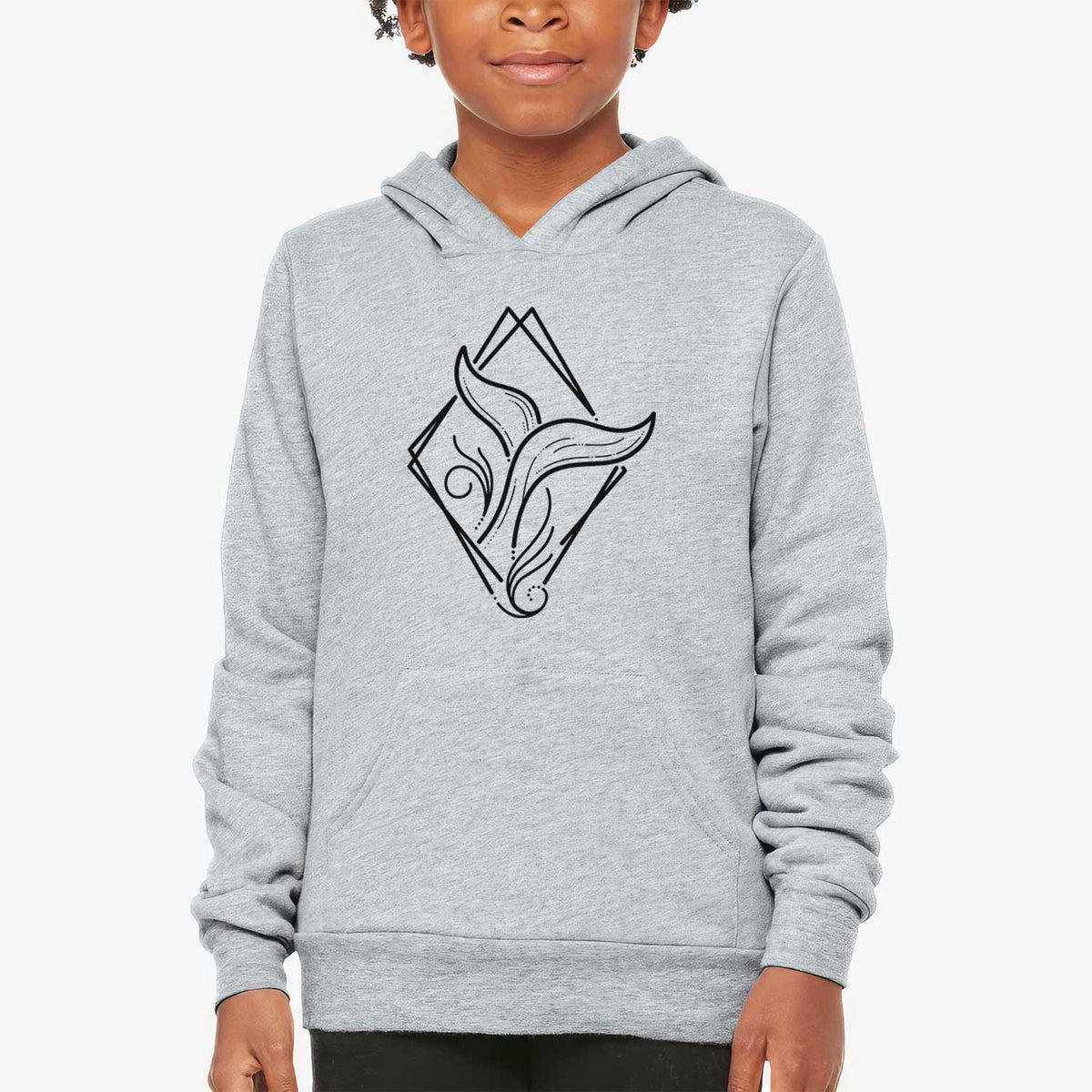 Whale Diamond - Youth Hoodie Sweatshirt