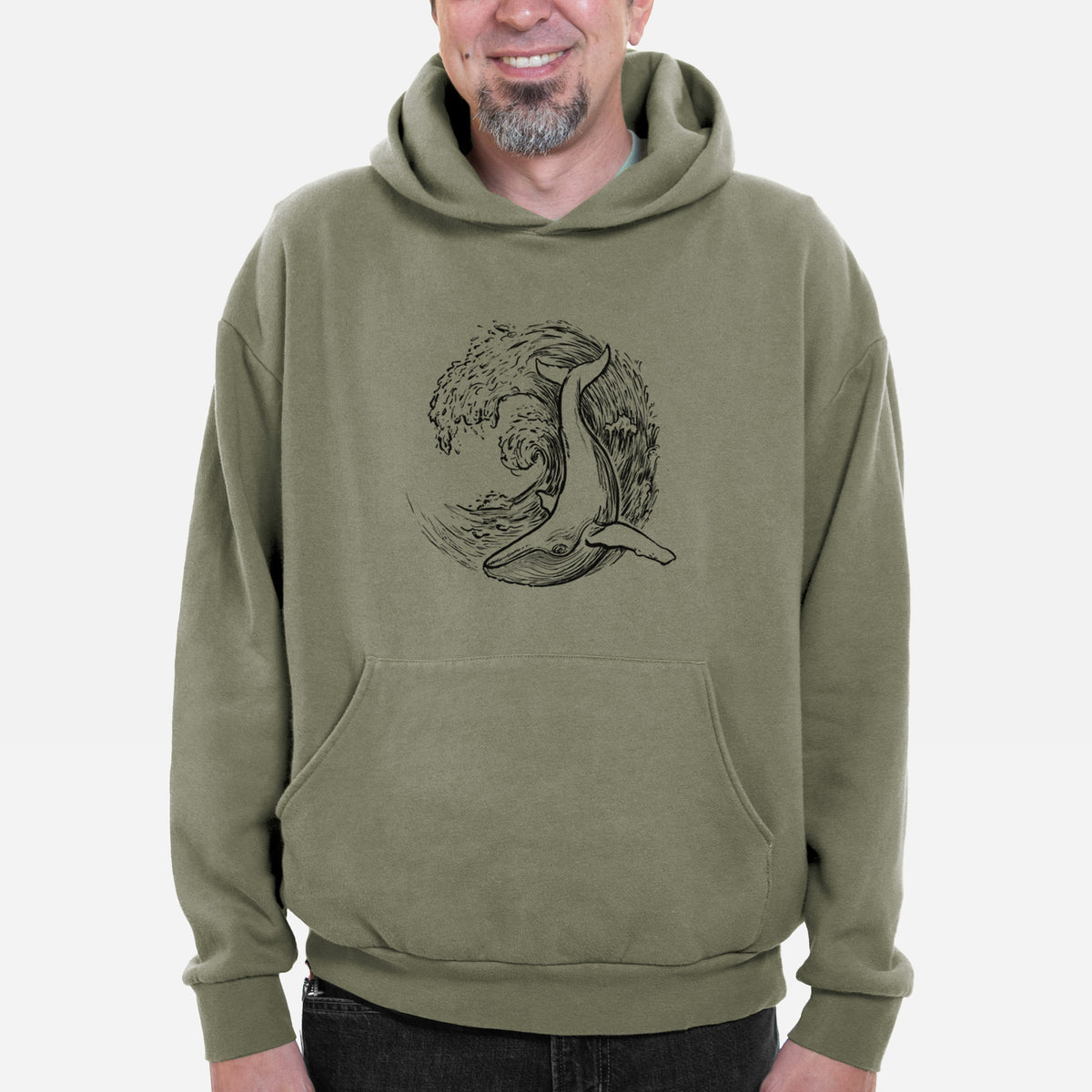 Whale Wave  - Bodega Midweight Hoodie