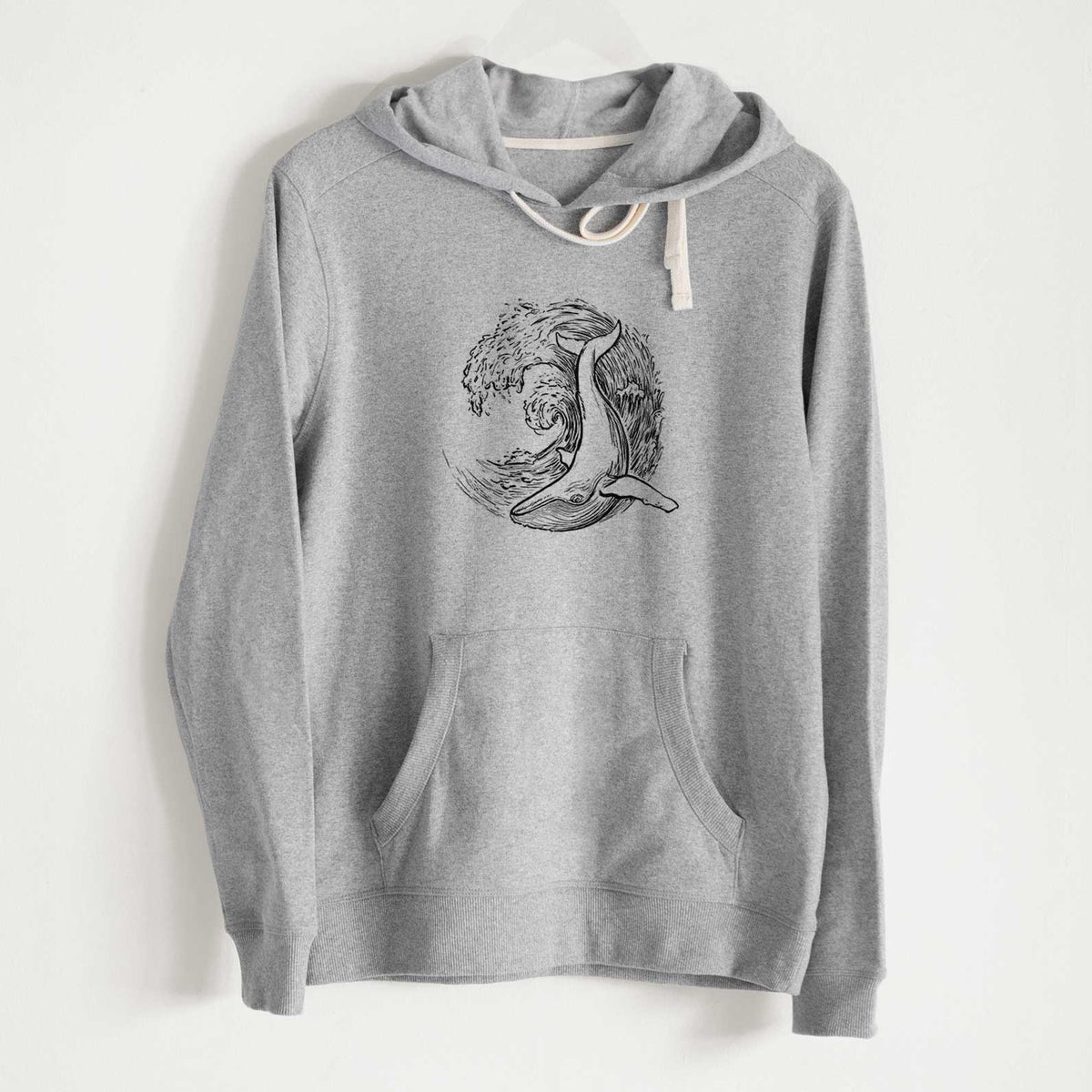 Whale Wave - Unisex Recycled Hoodie - CLOSEOUT - FINAL SALE
