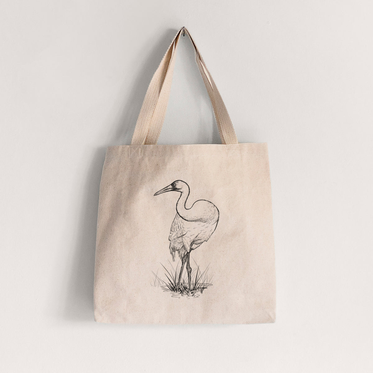 Whooping Crane - Grus americana - Tote Bag