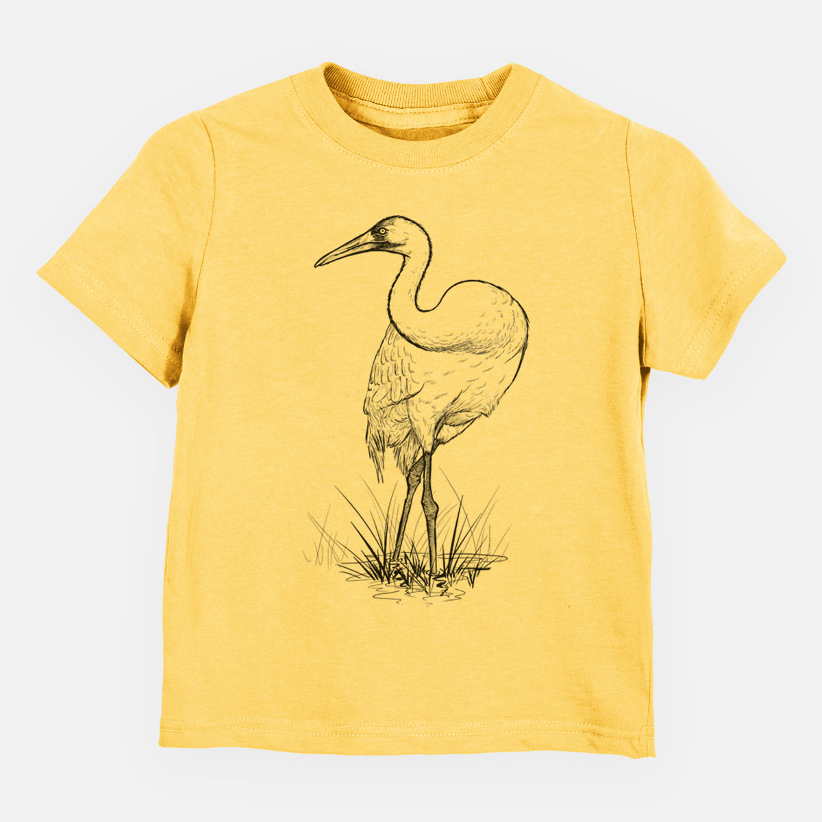 Whooping Crane - Grus americana - Kids Shirt