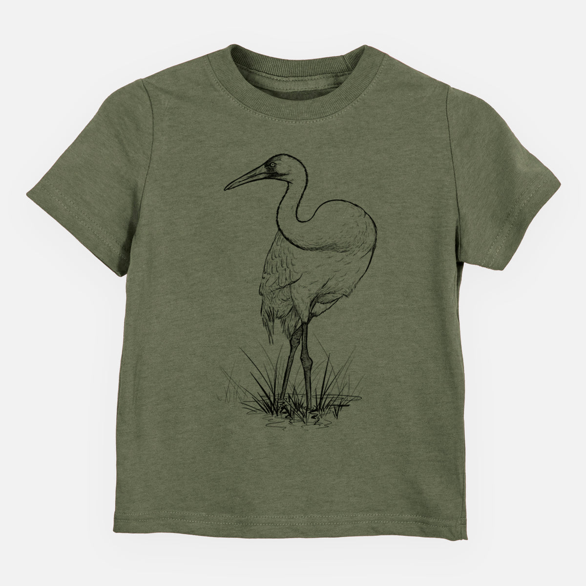 Whooping Crane - Grus americana - Kids Shirt