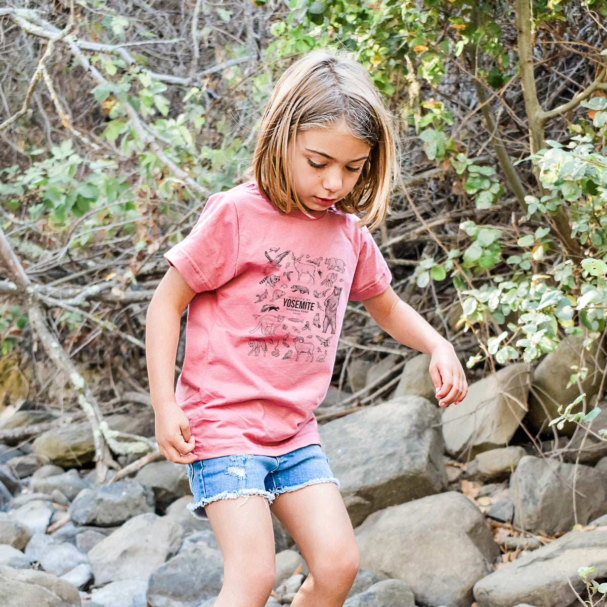 Wildlife of Yosemite National Park - Kids Shirt
