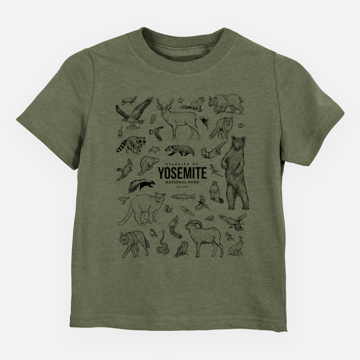 Wildlife of Yosemite National Park - Kids Shirt