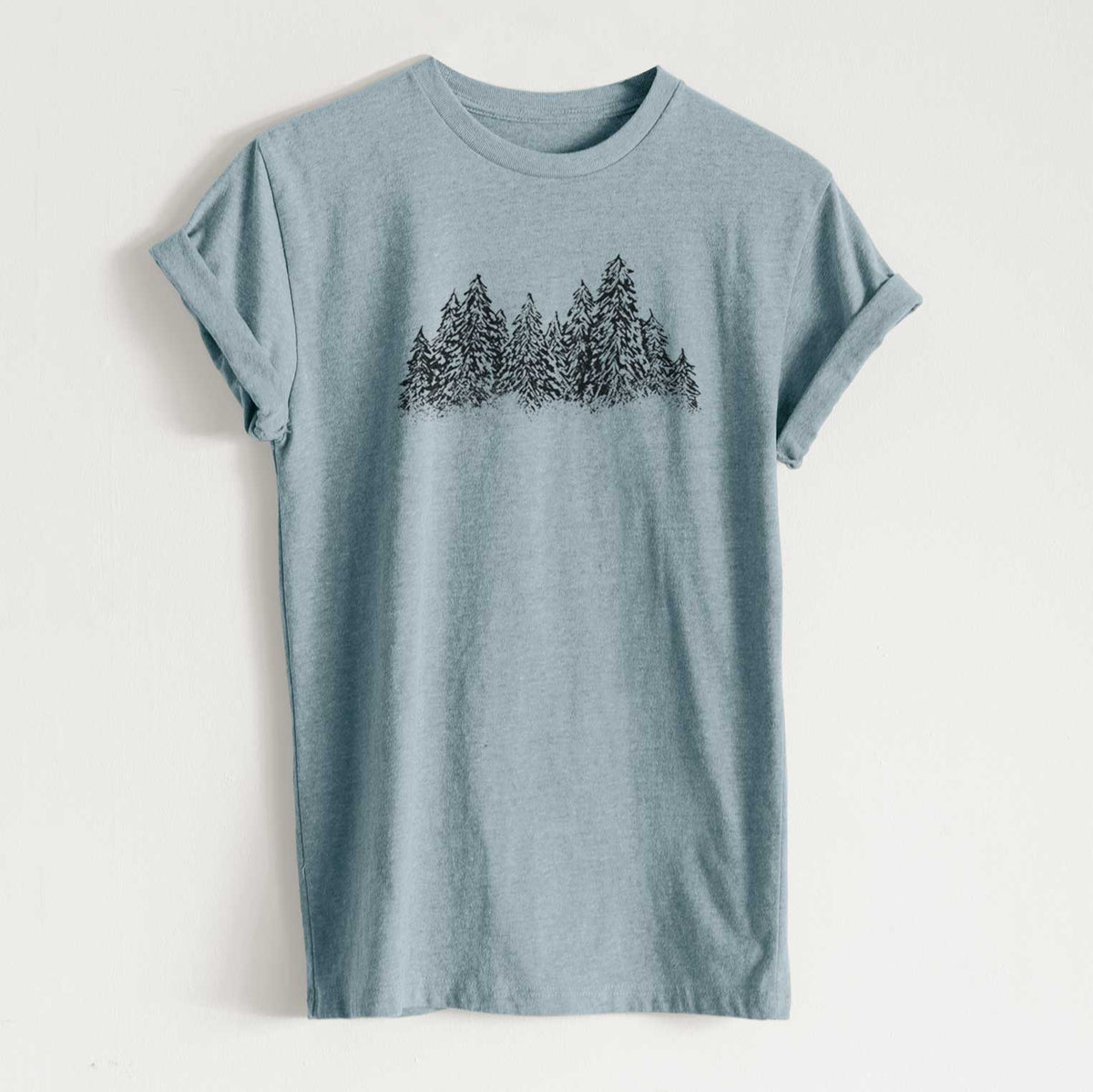 Winter Evergreens - Unisex Recycled Eco Tee  - CLOSEOUT - FINAL SALE
