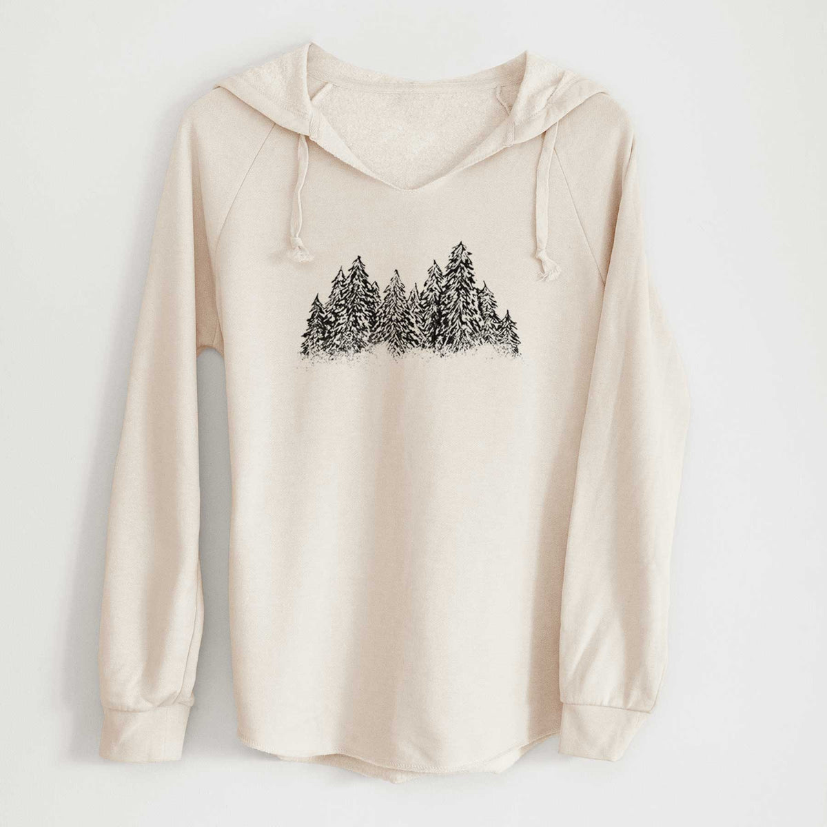 Winter Evergreens - Cali Wave Hooded Sweatshirt
