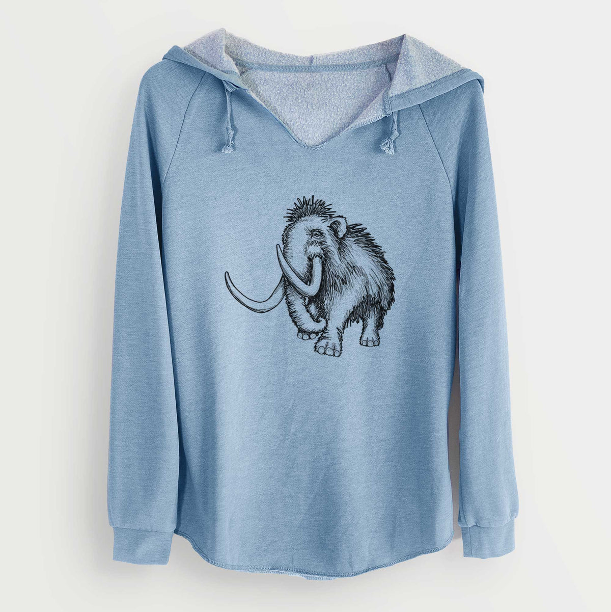 Woolly Mammoth - Mammuthus Primigenius - Cali Wave Hooded Sweatshirt