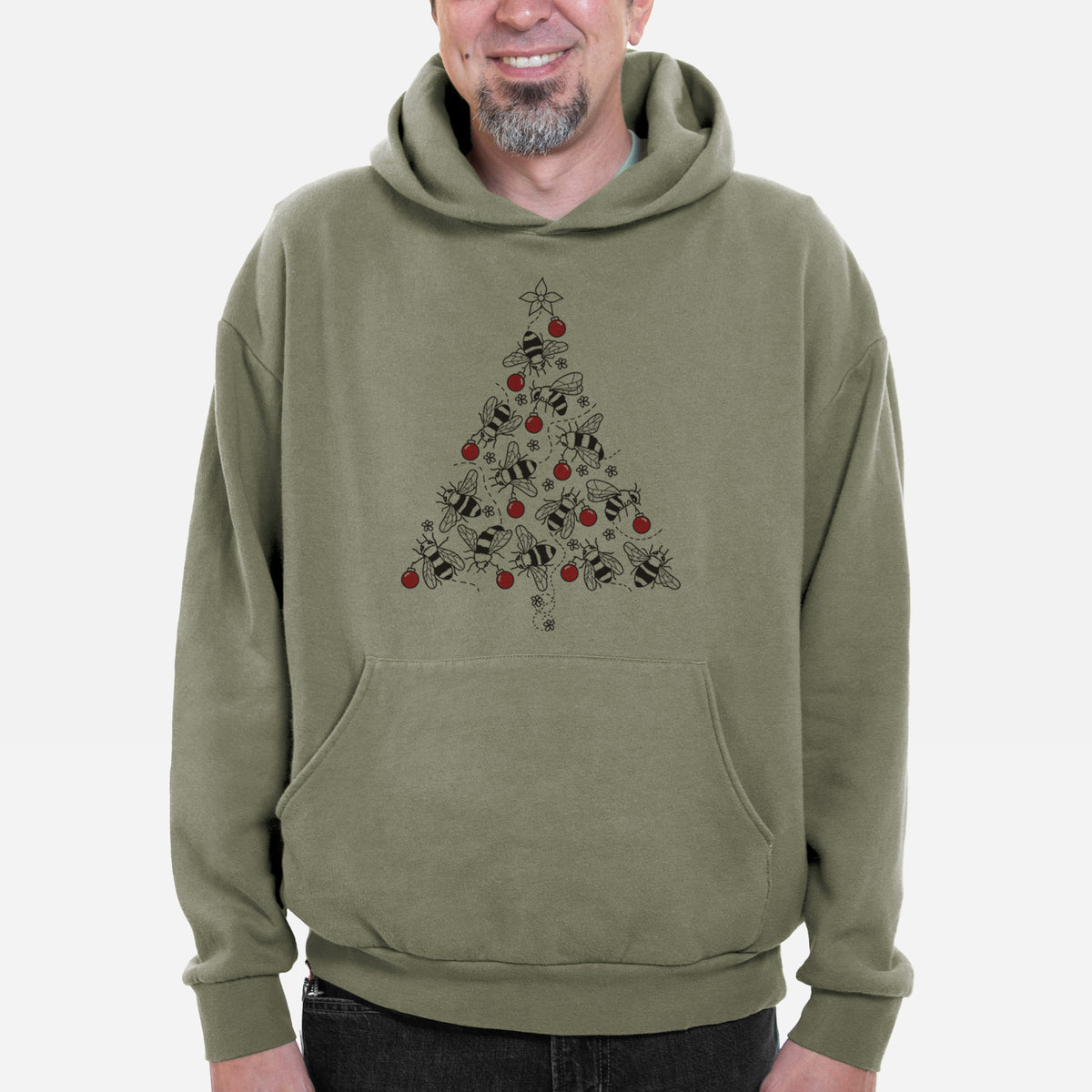 Christmas Tree of Bees  - Bodega Midweight Hoodie