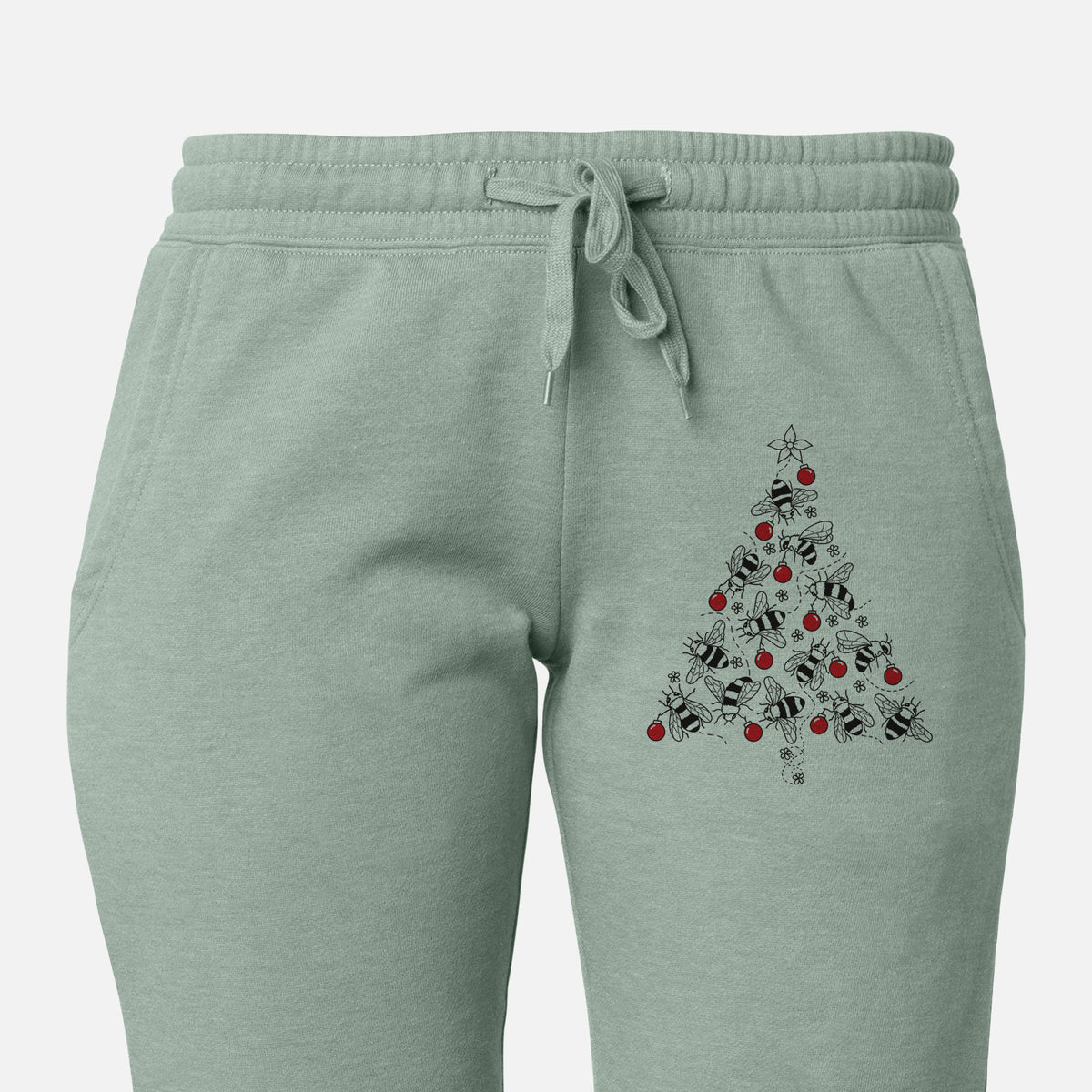 Christmas Tree of Bees - Women&#39;s Cali Wave Jogger Sweatpants