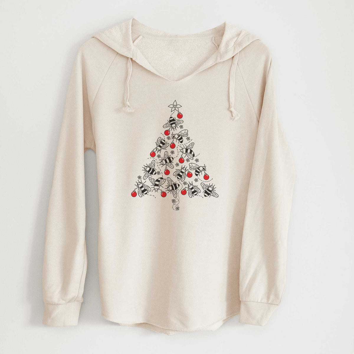 Christmas Tree of Bees - Cali Wave Hooded Sweatshirt