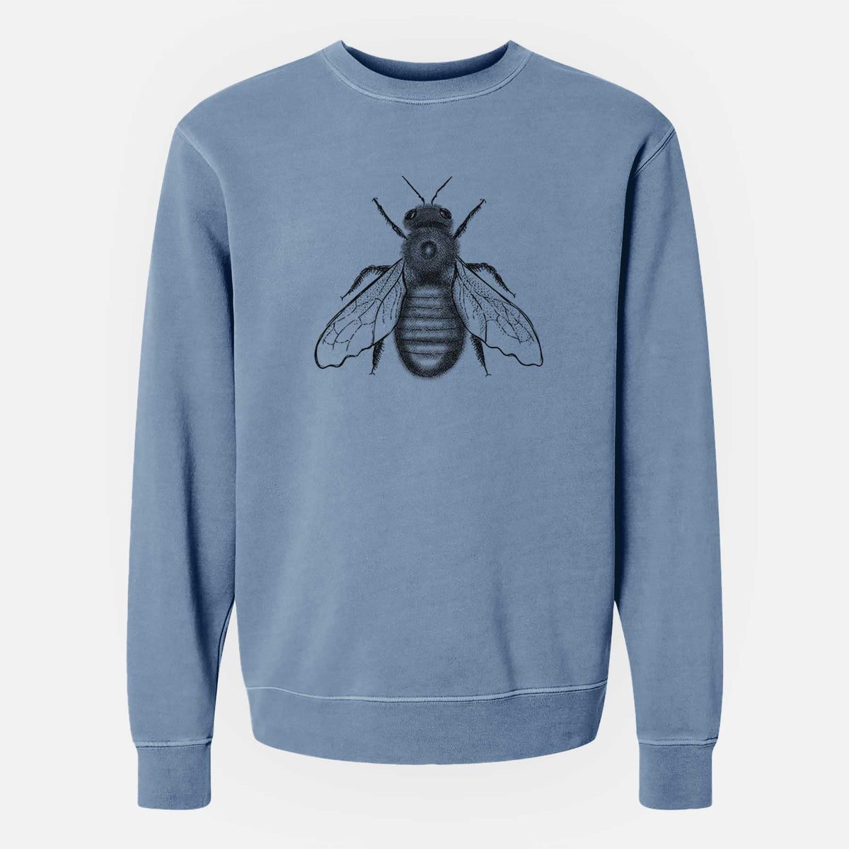 Xylocopa Virginica - Carpenter Bee - Unisex Pigment Dyed Crew Sweatshirt